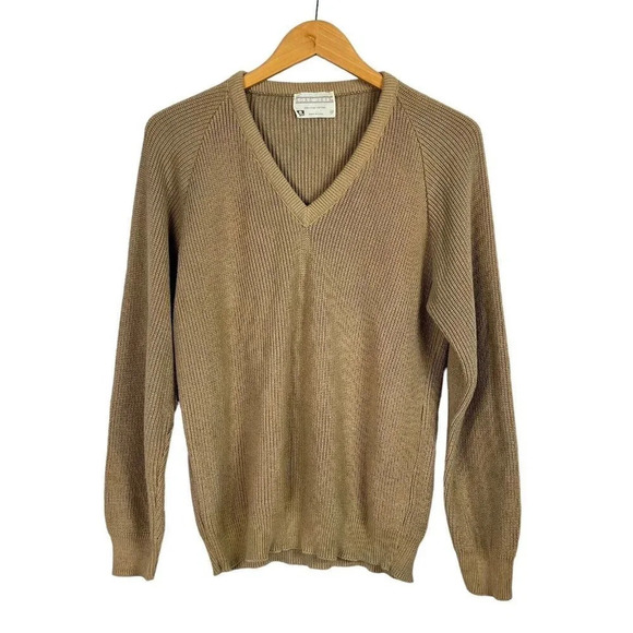 Vintage Lord Jeff Knit Sweater Mens M Pullover 100% Fine Cotton USA Made - Picture 1 of 4